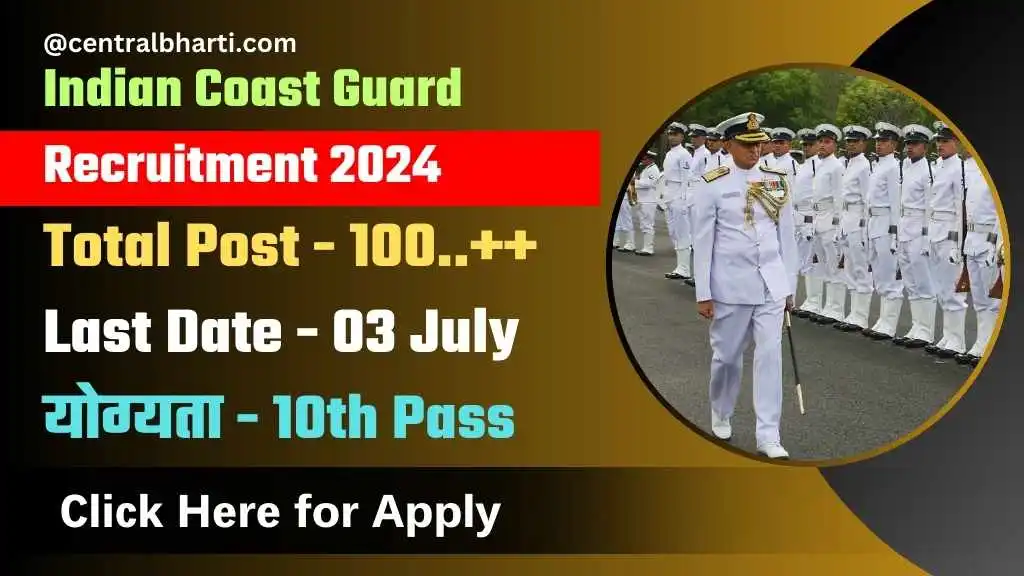 Indian Coast Guard Recruitment 2024