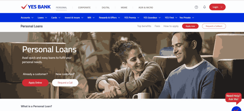 Yes Bank Personal Loan