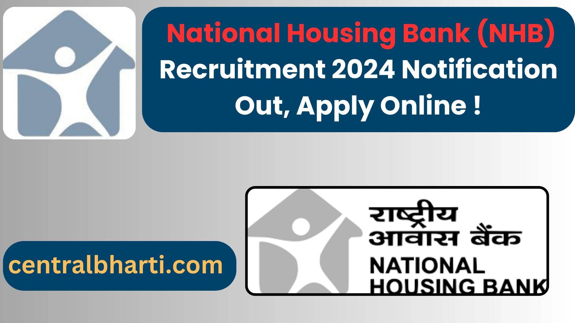 National Housing Bank  (NHB) Recruitment 2024 Notification Out, Apply Online