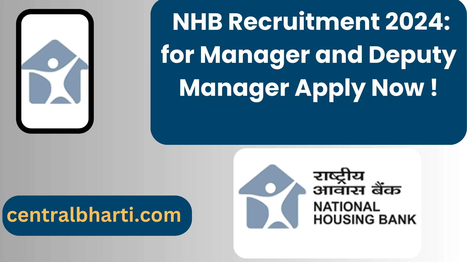  National Housing Bank (NHB) Recruitment 2024: Apply Now for Manager and Deputy Manager